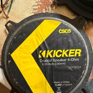 Sony Car Stereo Receiver - Black and Yellow